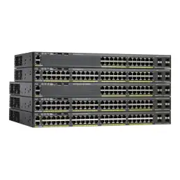Cisco Catalyst 2960X-48LPD-L - Commutateur - Géré - 48 x 10 - 100 - 1000 (PoE+) + 2 x SFP+ - de ... (WS-C2960X48LPDL-RF)_1